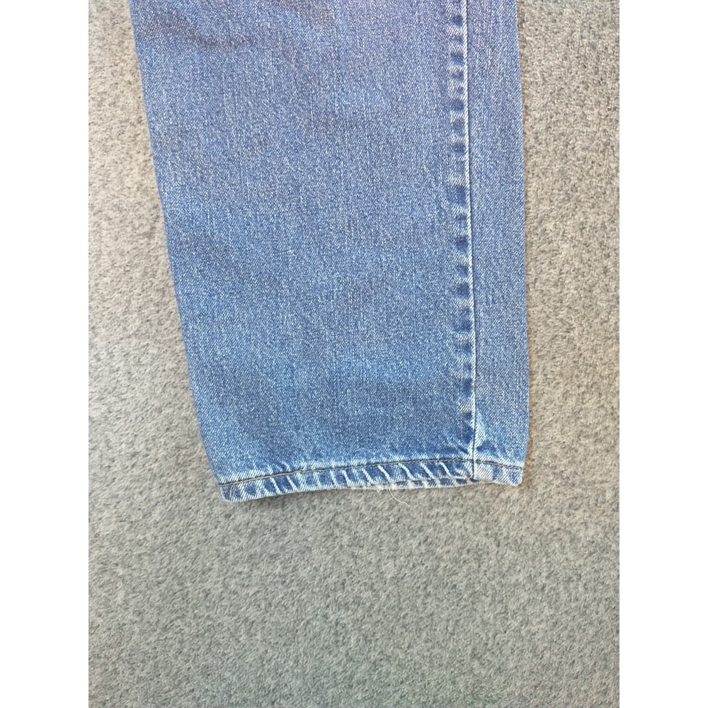 Levis 550 Relaxed Fit Blue Denim Jeans Mens 36x29 Medium Wash Tapered Leg 00550 - Picture 6 of 16